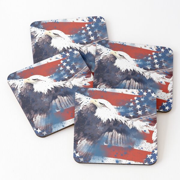 Item preview, Spray Paint and Stencil American Bald Eagle, 4th of July Design Pattern designed and sold by TheeDigitalDen.