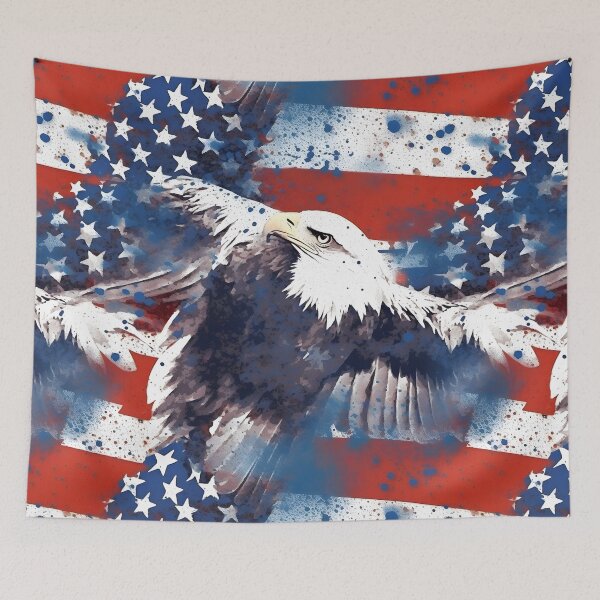 Item preview, Spray Paint and Stencil American Bald Eagle, 4th of July Design Pattern designed and sold by TheeDigitalDen.