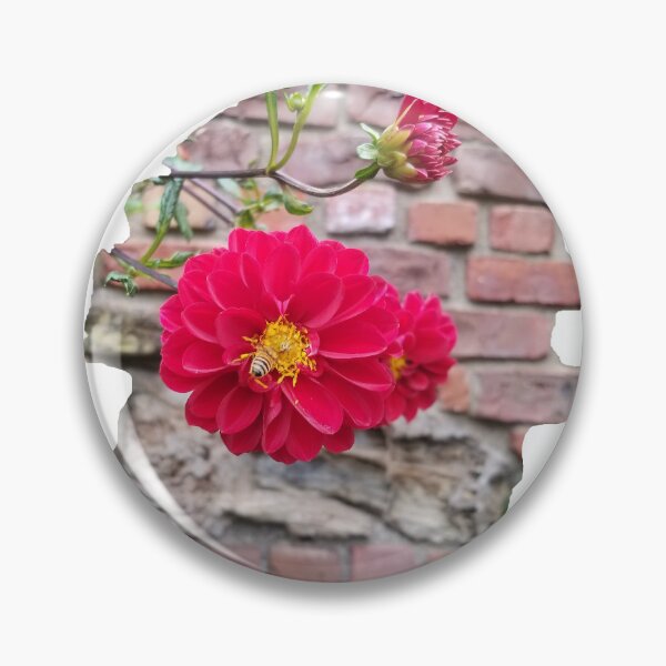 Item preview, Dahlia Bee on Brick designed and sold by SecondsSunshine.