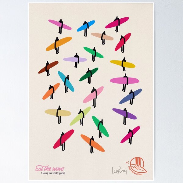 Item preview, Surfing Pattern Colour designed and sold by JungnamThory.