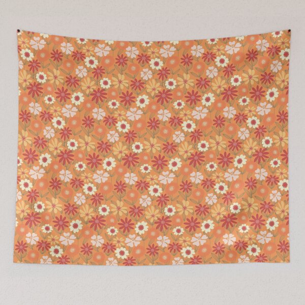 Item preview, Floral Folk Orange designed and sold by Ale's Art.