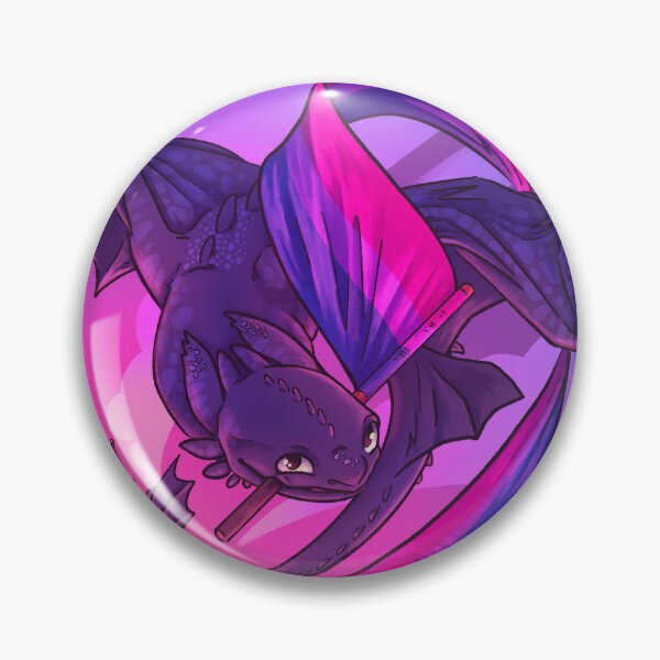 Item preview, Toothless Bi Pride 2023 designed and sold by ace_cryptid.