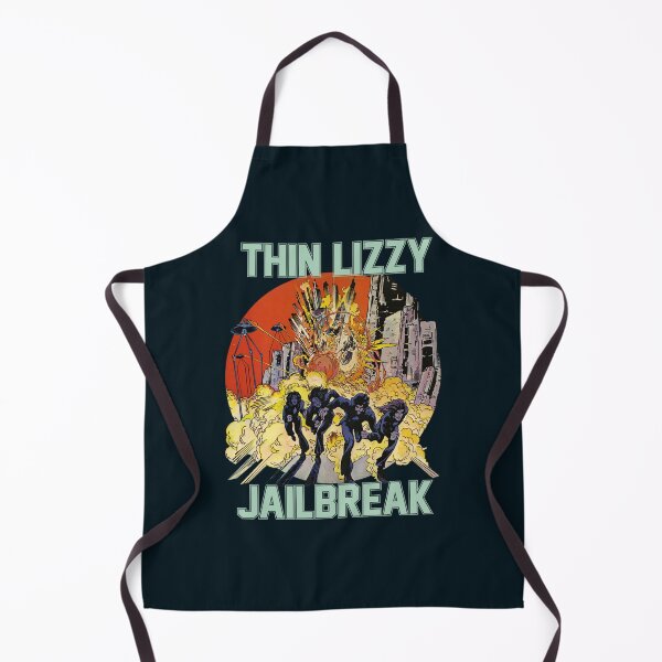 Item preview, Thin Lizzy Jailbreak Explosion Vintage Black Print designed and sold by Futabasadao.