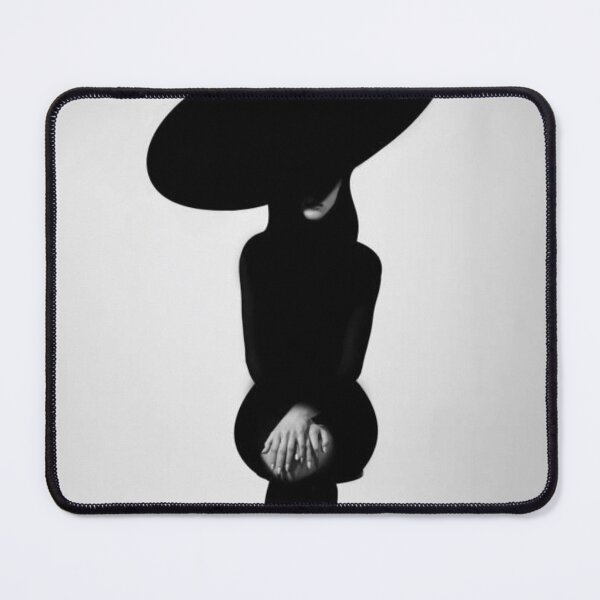 Item preview, Abstract woman black silhouette with a big hat  designed and sold by MTShoppingLine.