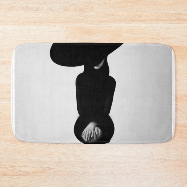Item preview, Abstract woman black silhouette with a big hat  designed and sold by MTShoppingLine.