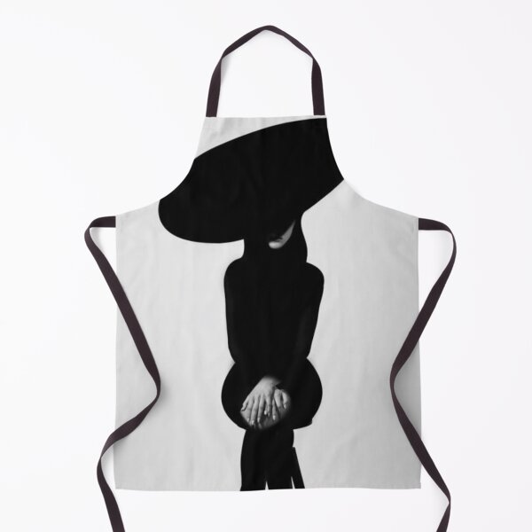 Item preview, Abstract woman black silhouette with a big hat designed and sold by MTShoppingLine.