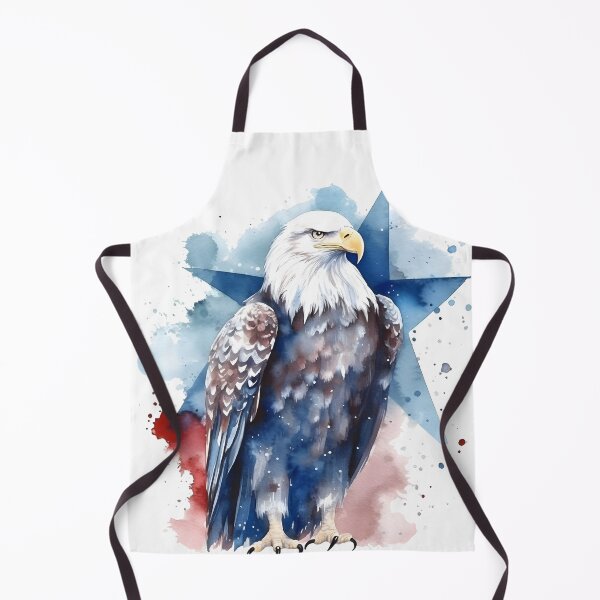 Item preview, Watercolor American Bald Eagle, 4th of July design designed and sold by TheeDigitalDen.