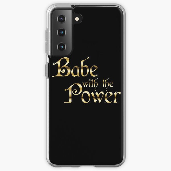 Labyrinth Babe With The Power (black bg) Samsung Galaxy Soft Case