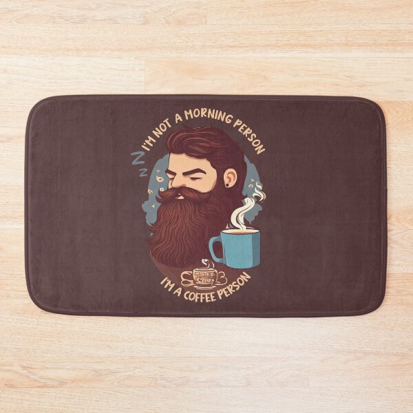 Item preview, I'm not a morning person, I'm a coffee person: Wake Up and Caffeinate designed and sold by Paolospresent.