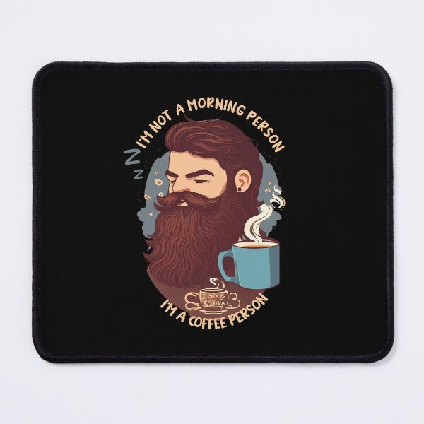 Item preview, I'm not a morning person, I'm a coffee person: Wake Up and Caffeinate designed and sold by Paolospresent.