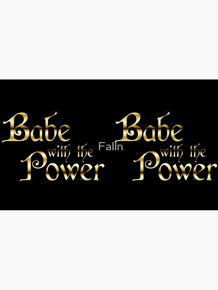 Labyrinth Babe With The Power (black bg) by Falln
