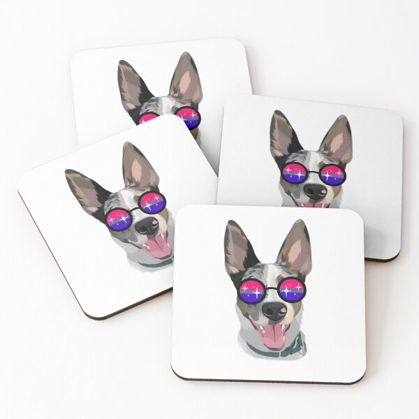 Item preview, Bisexual Sunglasses Dog designed and sold by CounselorsRUs.