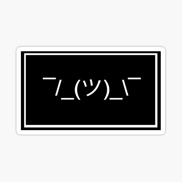 Item preview, Shrug Emoji designed and sold by consultingpeter.