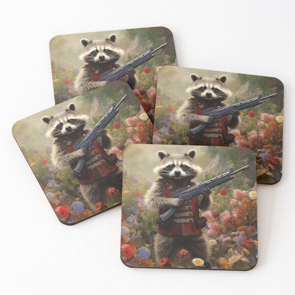 Item preview, The Racoon Warrior designed and sold by kailenbetterson.
