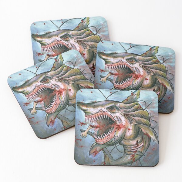 Item preview, Zombie Shark designed and sold by redmaidenart.