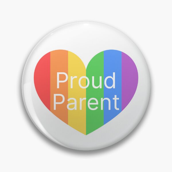 Item preview, Proud Pride Parent in a Rainbow Heart designed and sold by Sorry-NotSorry.