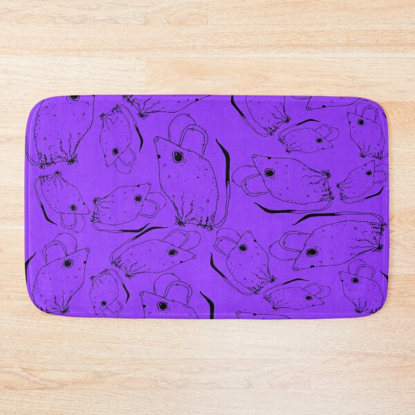 Item preview, TINY BUT MIGHTY BLACK x PURPLE RODENT MOUSE  designed and sold by GIVENGRACE.ART.