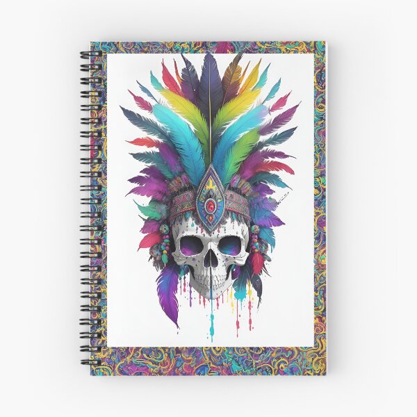 Item preview, aztec king skull designed and sold by Catrina luna.