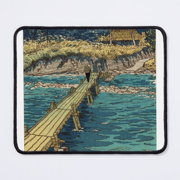 Item preview, Kasamatsu Shiro Musashi Arashiyama shin hanga designed and sold by EulaliaGreen.