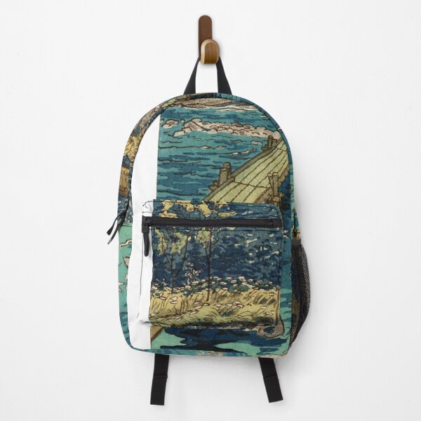 Item preview, Kasamatsu Shiro Musashi Arashiyama shin hanga designed and sold by EulaliaGreen.