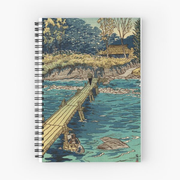 Item preview, Kasamatsu Shiro Musashi Arashiyama shin hanga  designed and sold by EulaliaGreen.