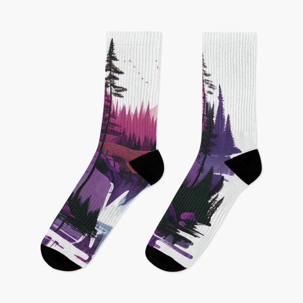 Item preview, Purple Forest Waterfall Scenery designed and sold by TheArtMage.