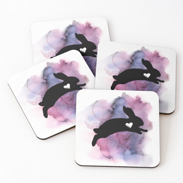 Item preview, Watercolor Rabbit with Hearts designed and sold by Ashley Gagnon.