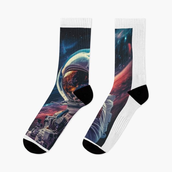 Item preview, Stellar Odyssey Astronauty Beyond Earth Orbiting Horizons Beyond the Veil Cosmic Convergence Cosmoscape designed and sold by Project-Firefly.