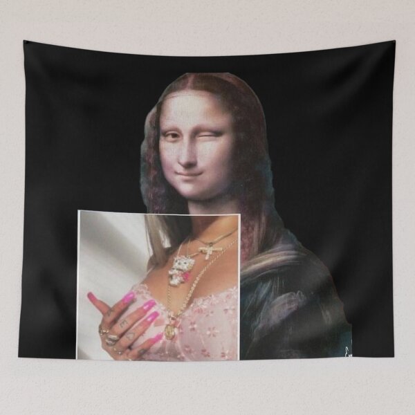 Item preview, Pride Mona Lisa (Black) designed and sold by Zheap14.