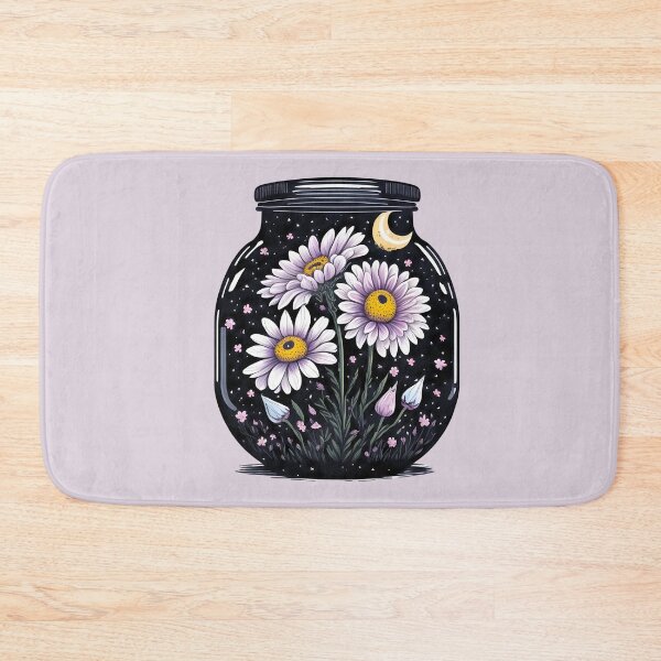 Item preview, Daisy Flower Moon and Stars in a Jar  designed and sold by Shaymalily.