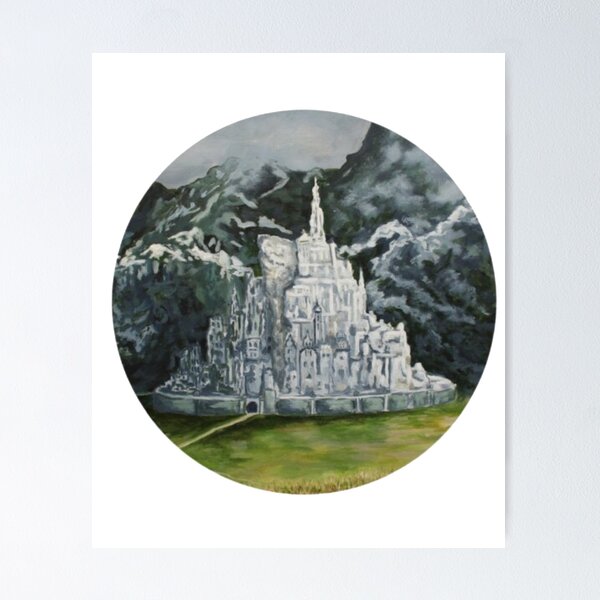 minas tirith' Poster, picture, metal print, paint by Designersen