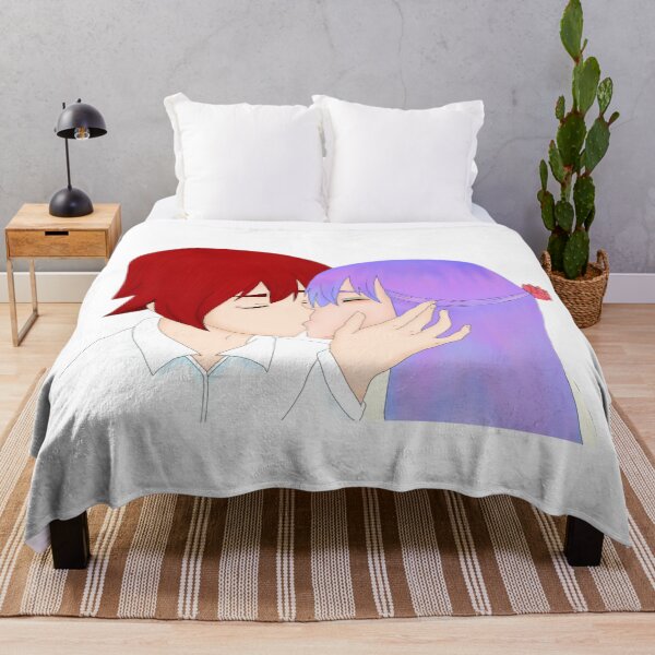 Item preview, Cute anime couple kissing  designed and sold by Artistkhg.