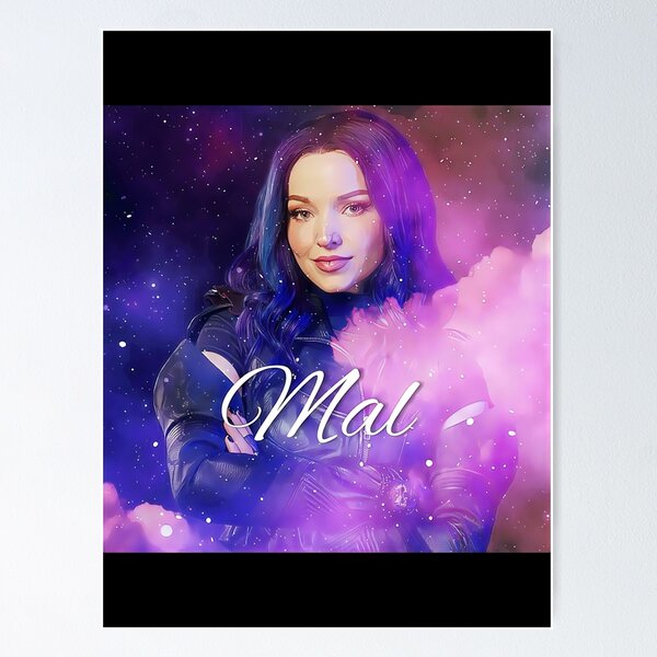 Mal Purple Queen - Descendants 3 Wedding Poster for Sale by Magical Forest