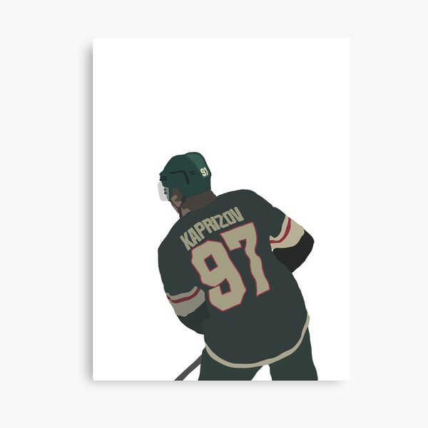 Kirill Kaprizov Minimalist Digital Print - Minnesota Wild - Modern Art