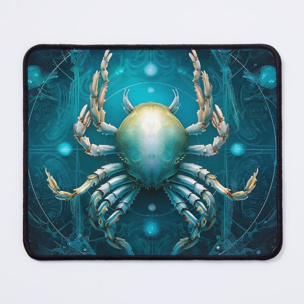 Item preview, Emotional Armor: Cancer Zodiac Swag for the Deeply Intuitive and Protective Crabs! designed and sold by Silverstormer.