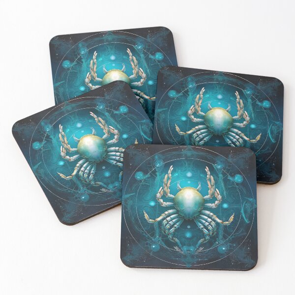Item preview, Emotional Armor: Cancer Zodiac Swag for the Deeply Intuitive and Protective Crabs! designed and sold by Silverstormer.