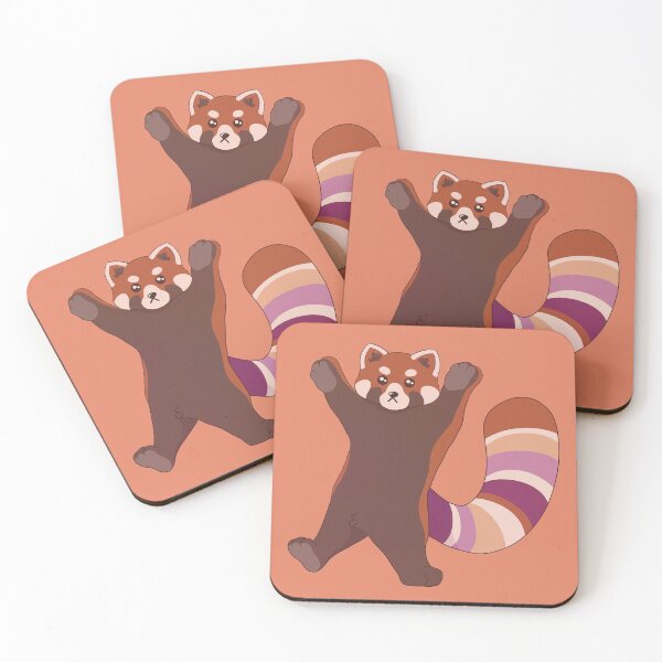 Item preview, Lesbian Pride Red Panda designed and sold by celestialuka.