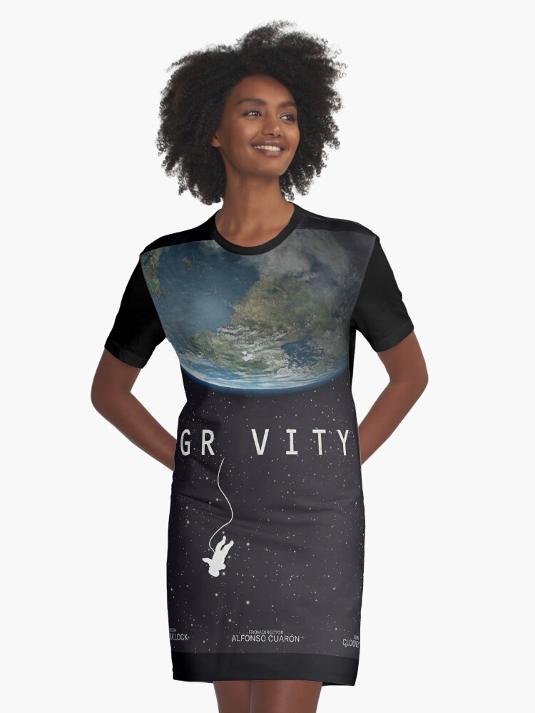 Schwerkraft Alternative Plakat Druckbare Sandra Bullock George Clooney Alfonso Cuaron Nasa Astronaut Filmplakat Filmplakat T Shirt Kleid Von Manuelguajiro Redbubble