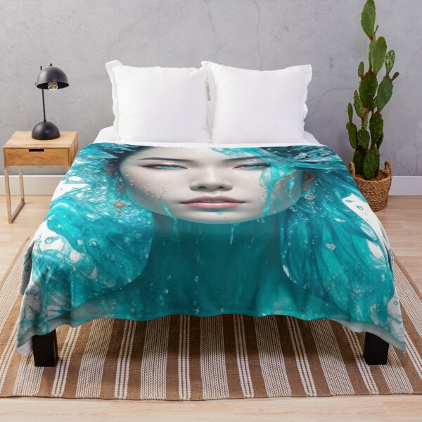 Item preview, Turquoise Water Girl - Cool Art designed and sold by joejiing.