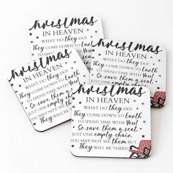 Item preview, Christmas In Heaven What Do They Do designed and sold by simmoredsign.