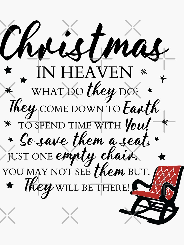 Christmas In Heaven Stickers for Sale | Redbubble christmas-in-heaven-stickers-for-sale-redbubble