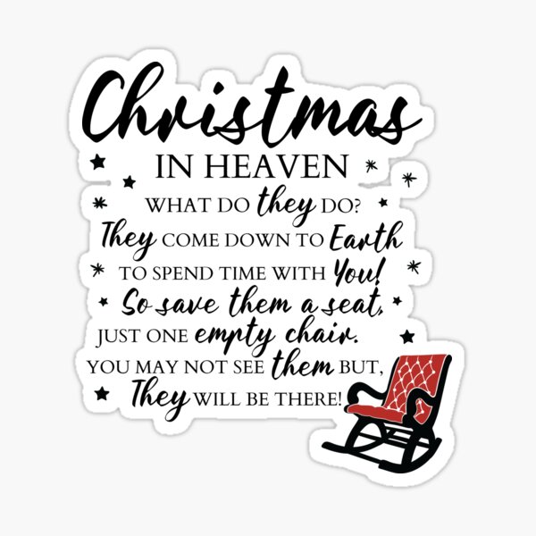 Merry christmas deals in heaven