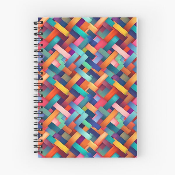 Item preview, Woven Color Planes: Vibrant Artwork Print designed and sold by Loftninjas.