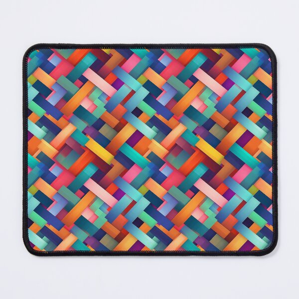 Item preview, Woven Color Planes: Vibrant Artwork Print designed and sold by Loftninjas.