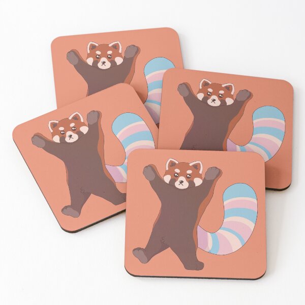 Item preview, Transgender Pride Red Panda designed and sold by celestialuka.
