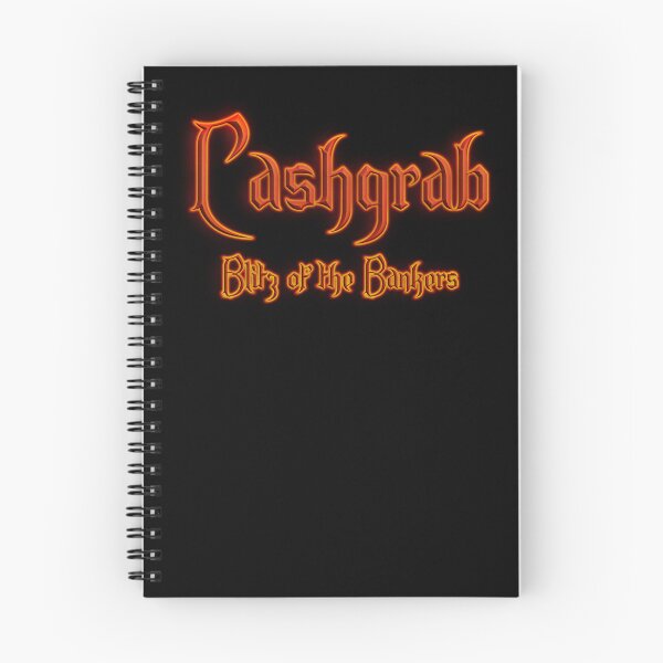 Item preview, Cashgrab Blitz of the Bankers (Fiery Glowing Text) designed and sold by Swabcraft.