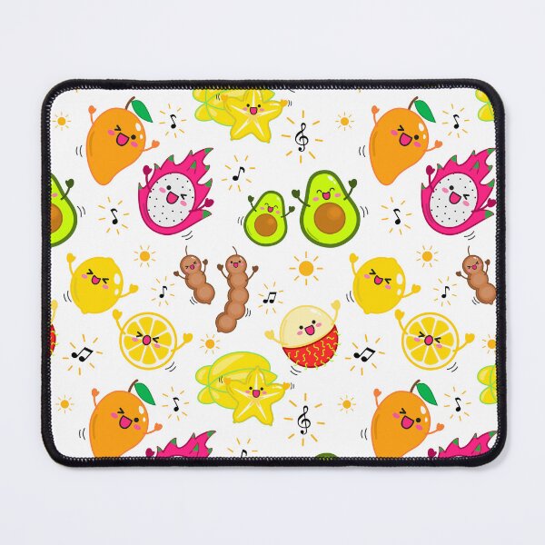 Item preview, Excited happy tropical fruits designed and sold by mixMixtli.