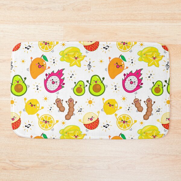 Item preview, Excited happy tropical fruits designed and sold by mixMixtli.
