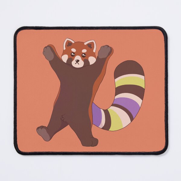 Item preview, Nonbinary Pride Red Panda designed and sold by celestialuka.