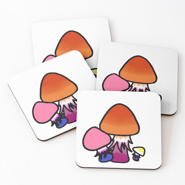 Item preview, Genderfluid, Lesbian, Nonbinary Mushrooms designed and sold by ValentineFlames.